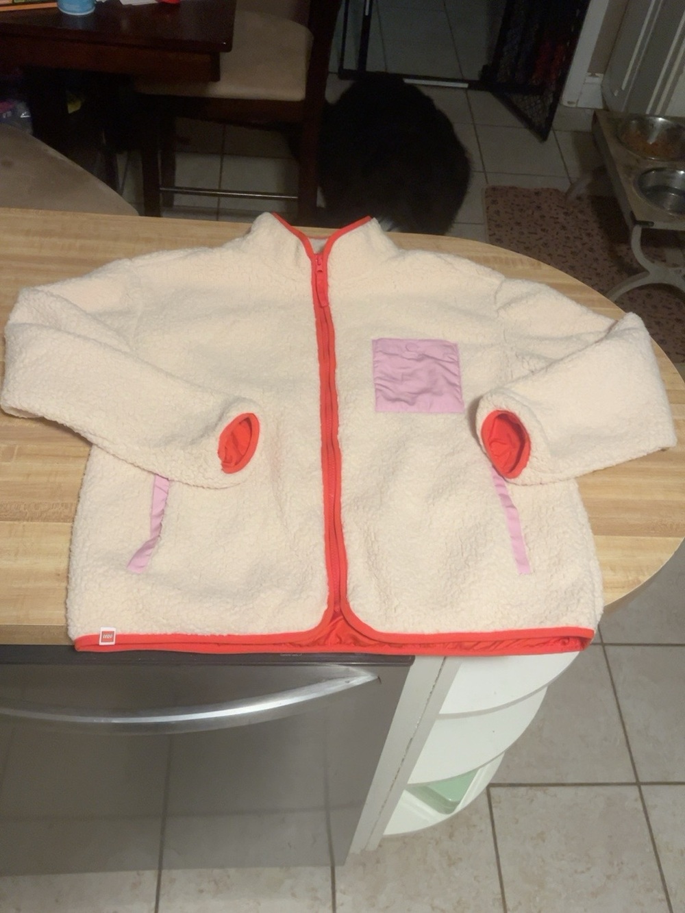LEGO x Target Women’s Large Sherpa Fleece Jacket Colorblock Full Zip